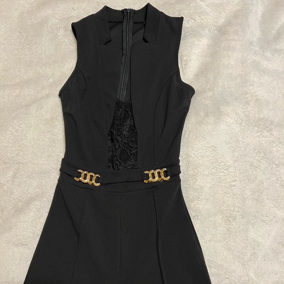 Black Fashion Nova Pant Jumpsuit, size XS, Fashionnova. - Picture 2 of 4